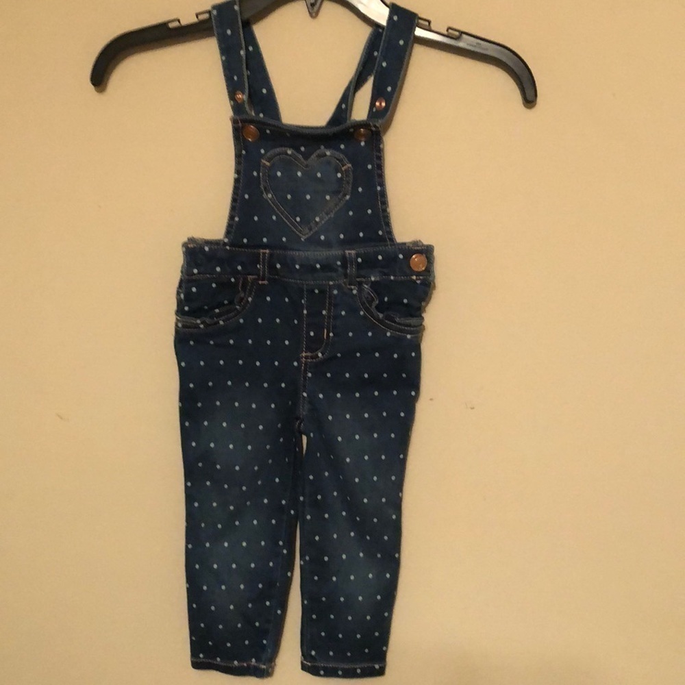 True craft(new)denim polka dot jumper. Sz 18 mo